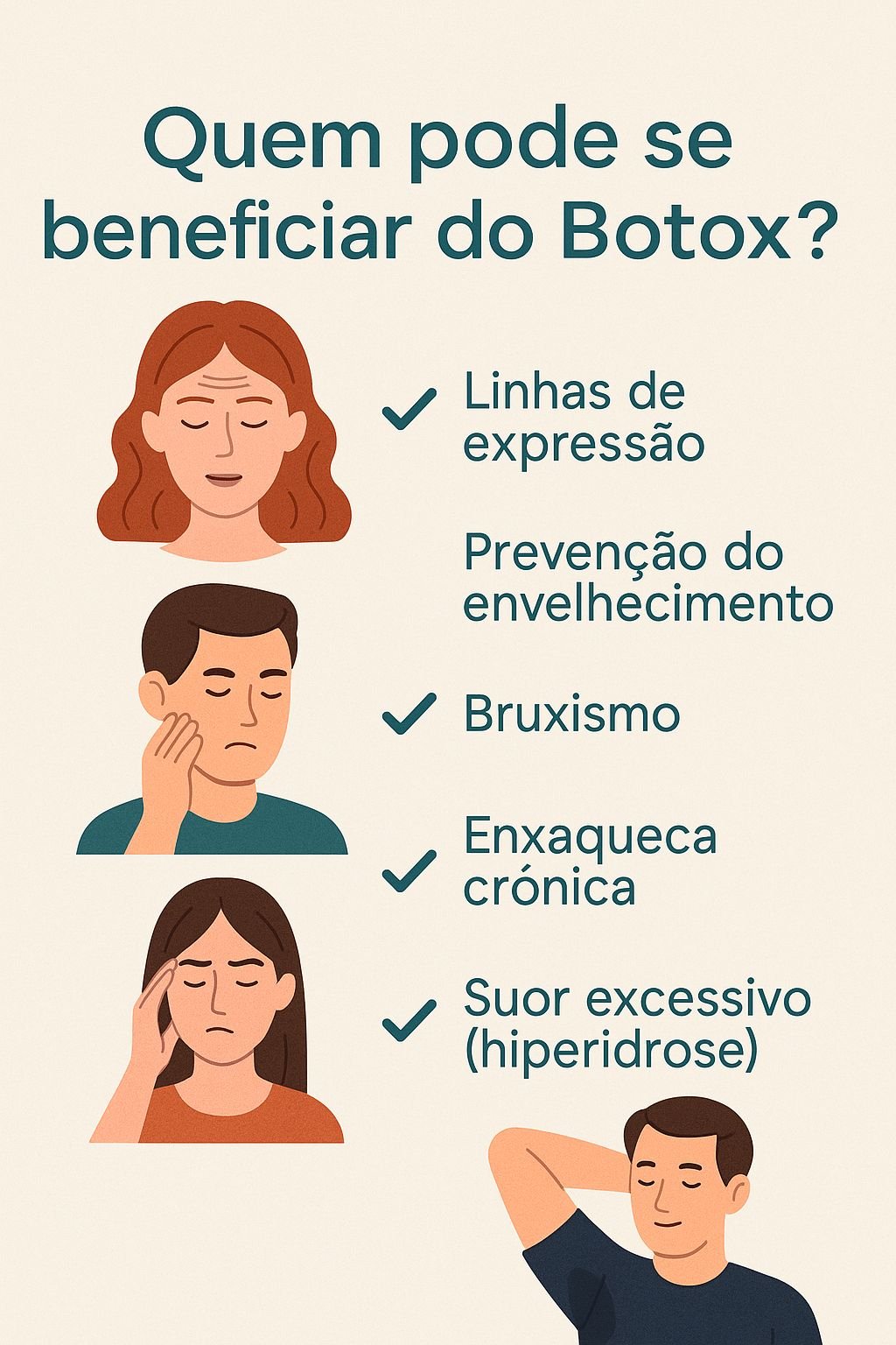 Quem pode se beneficiar do Botox?